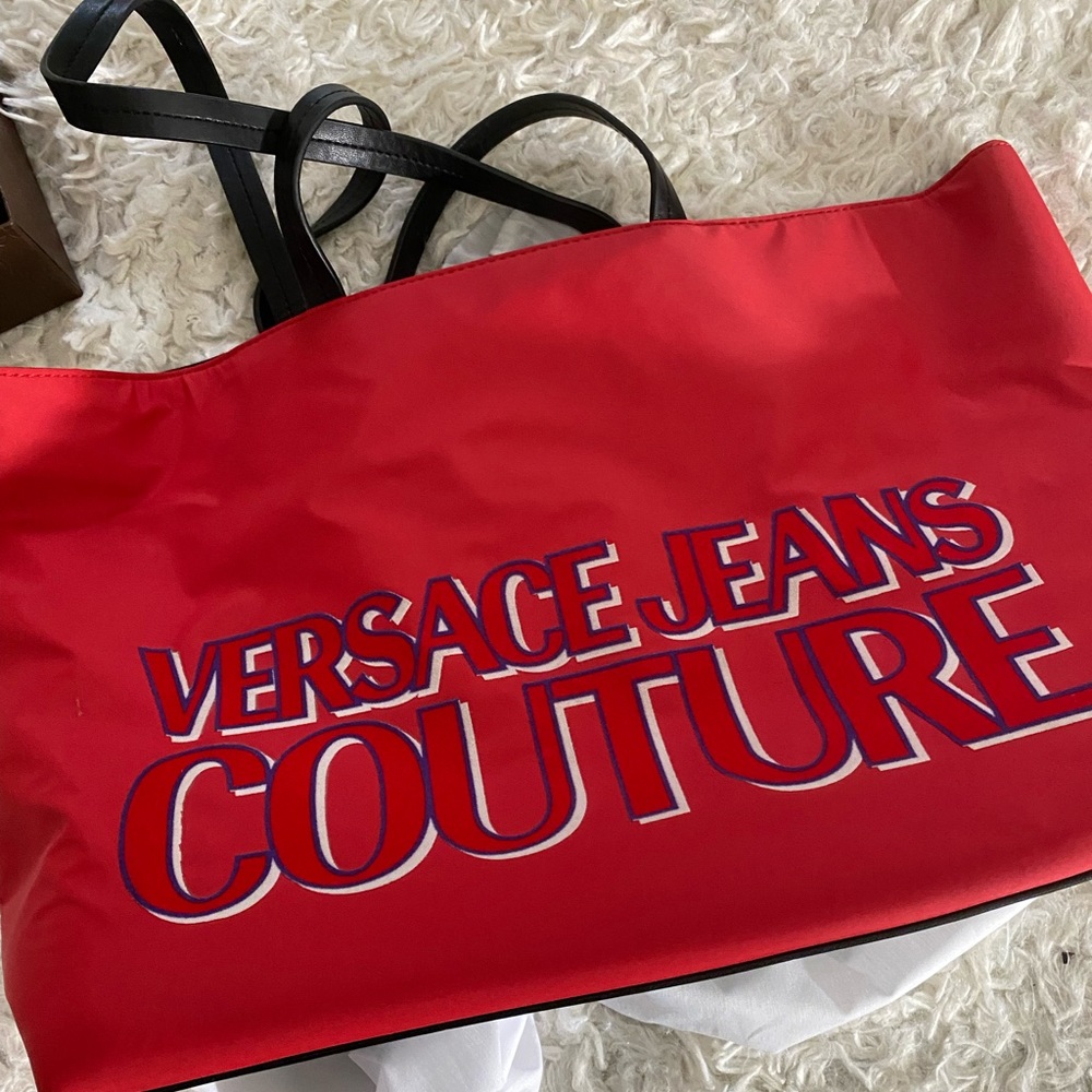 Versace Jeans Tote Bag with leather Straps